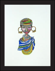 Tribal Woman: Portrait, 9"x12" Limited edition of 50, Archival Pigment Print (Sisa)