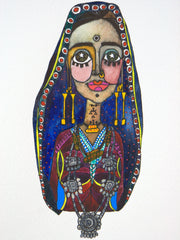 Tribal Woman: Portrait, 9"x12" Limited edition of 50, Archival Pigment Print (Bansri)