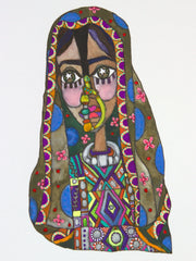 Tribal Woman: Portrait, 9"x12" Limited edition of 30, Archival Pigment Print (Laali)